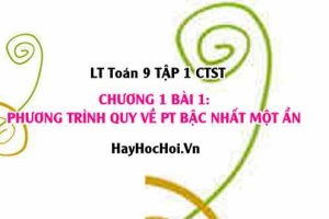 Hướng Dẫn Giải Phương Trình Quy Về Bậc Nhất Một Ẩn - Toán 9 Chân trời tập 1 Chương 1 bài 1